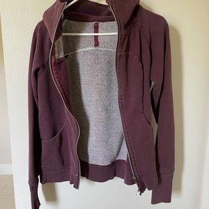 Lululemon zip up hoodie, size 6